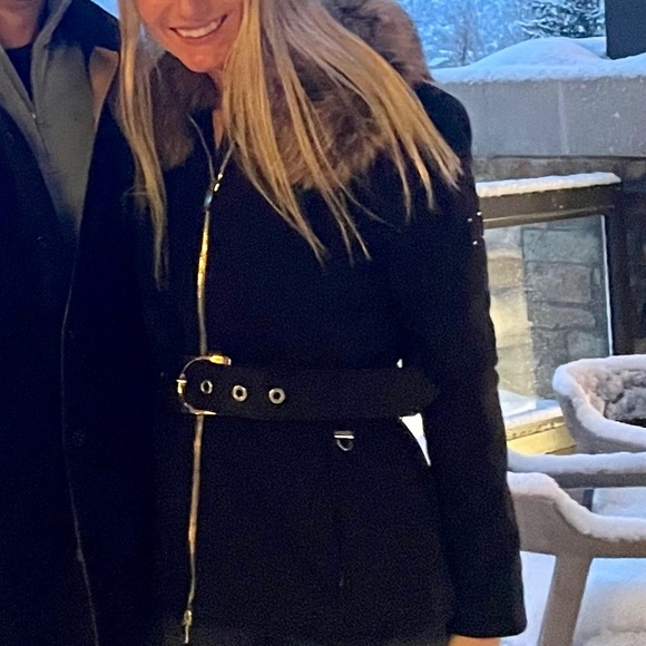 M. Miller Alene Ski Jacket-Removable Finn Raccoon Fur trim detail - Picture 5 of 5